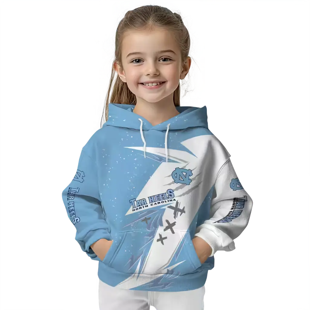 north carolina tar heels dynamic slash light blue white hoodie top rated north carolina tar heels dynamic slash light blue white hoodie top rated