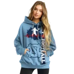 north carolina tar heels football heartbeat light blue hoodie best selling