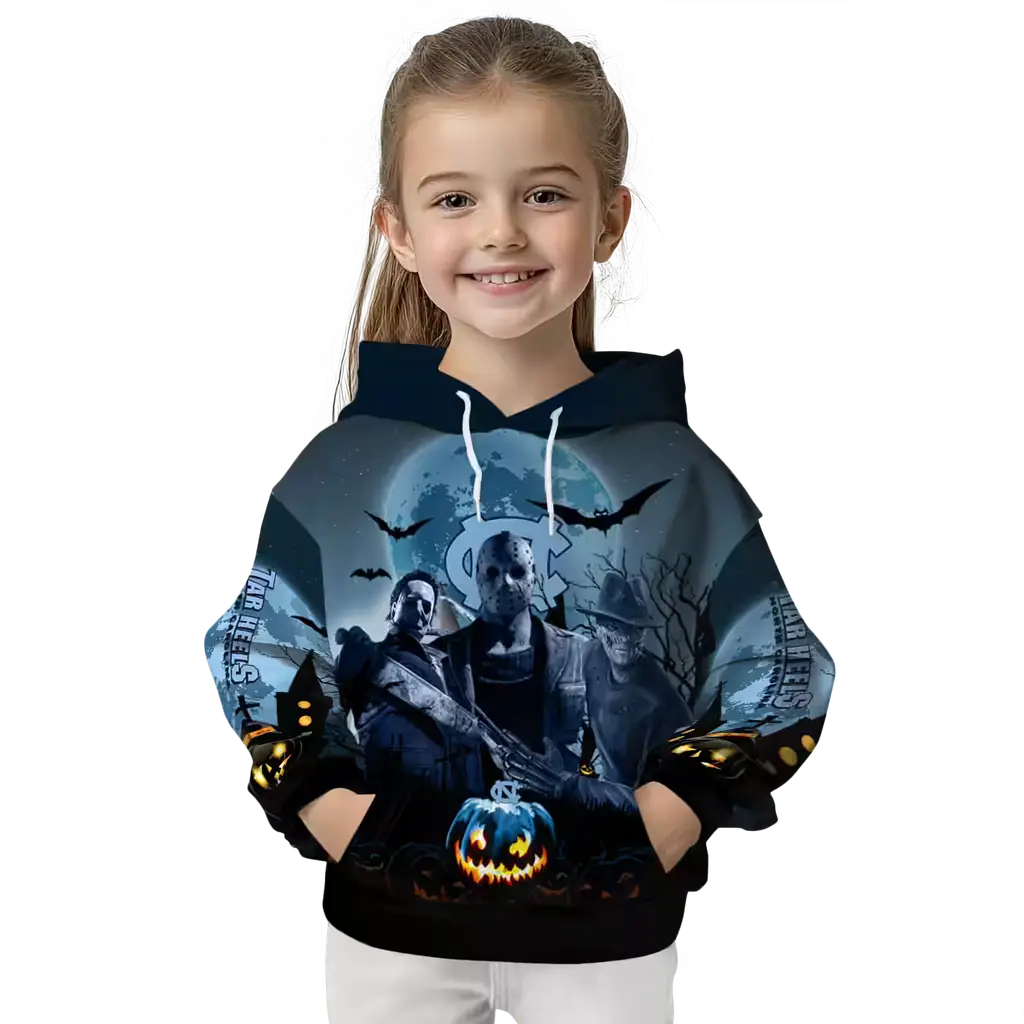 north carolina tar heels halloween vibes light blue black hoodie top rated north carolina tar heels halloween vibes light blue black hoodie top rated