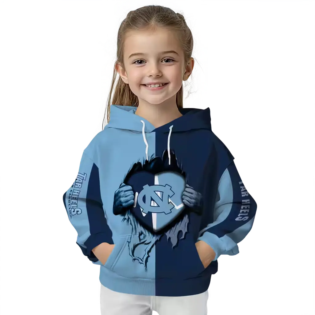 north carolina tar heels heartbeat graphic light blue hoodie top rated north carolina tar heels heartbeat graphic light blue hoodie top rated