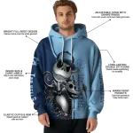 north carolina tar heels jack skellington light blue hoodie best selling