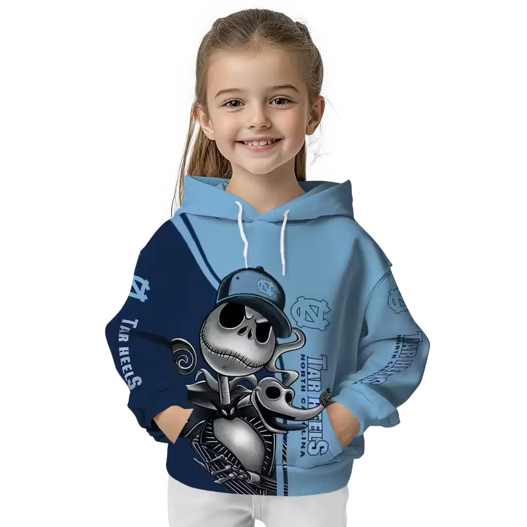 north carolina tar heels jack skellington light blue hoodie top rated north carolina tar heels jack skellington light blue hoodie top rated