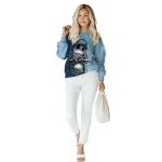 north carolina tar heels jack skellington light blue hoodie best selling