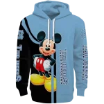 north carolina tar heels mickey mouse light blue black hoodie best selling