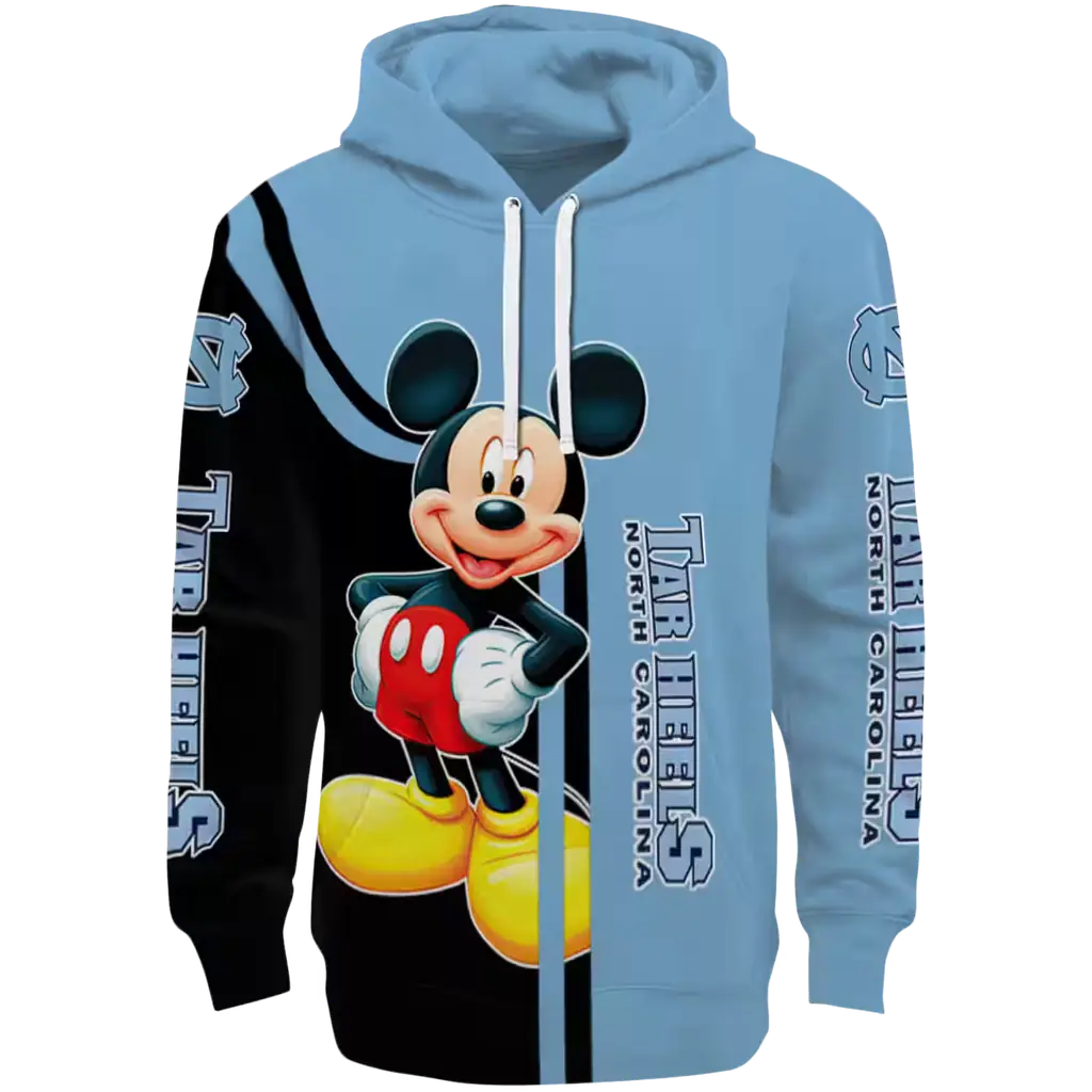 north carolina tar heels mickey mouse light blue black hoodie best selling north carolina tar heels mickey mouse light blue black hoodie best selling