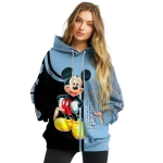 north carolina tar heels mickey mouse light blue black hoodie best selling