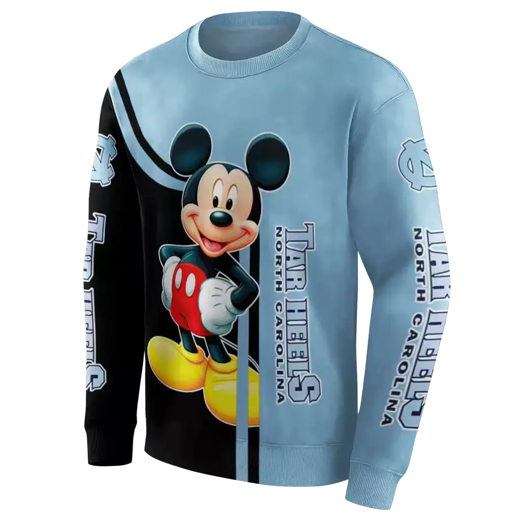 north carolina tar heels mickey mouse light blue black hoodie new arrival north carolina tar heels mickey mouse light blue black hoodie new arrival