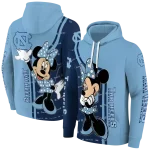 north carolina tar heels minnie mouse light blue hoodie best selling