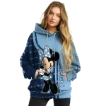 north carolina tar heels minnie mouse light blue hoodie best selling