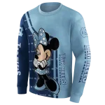 north carolina tar heels minnie mouse light blue hoodie best selling