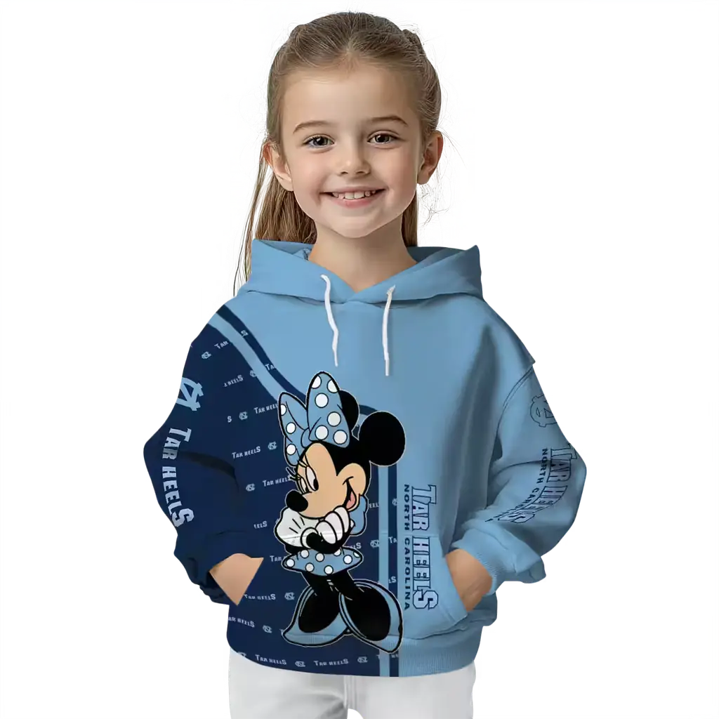 north carolina tar heels minnie mouse light blue hoodie top rated north carolina tar heels minnie mouse light blue hoodie top rated
