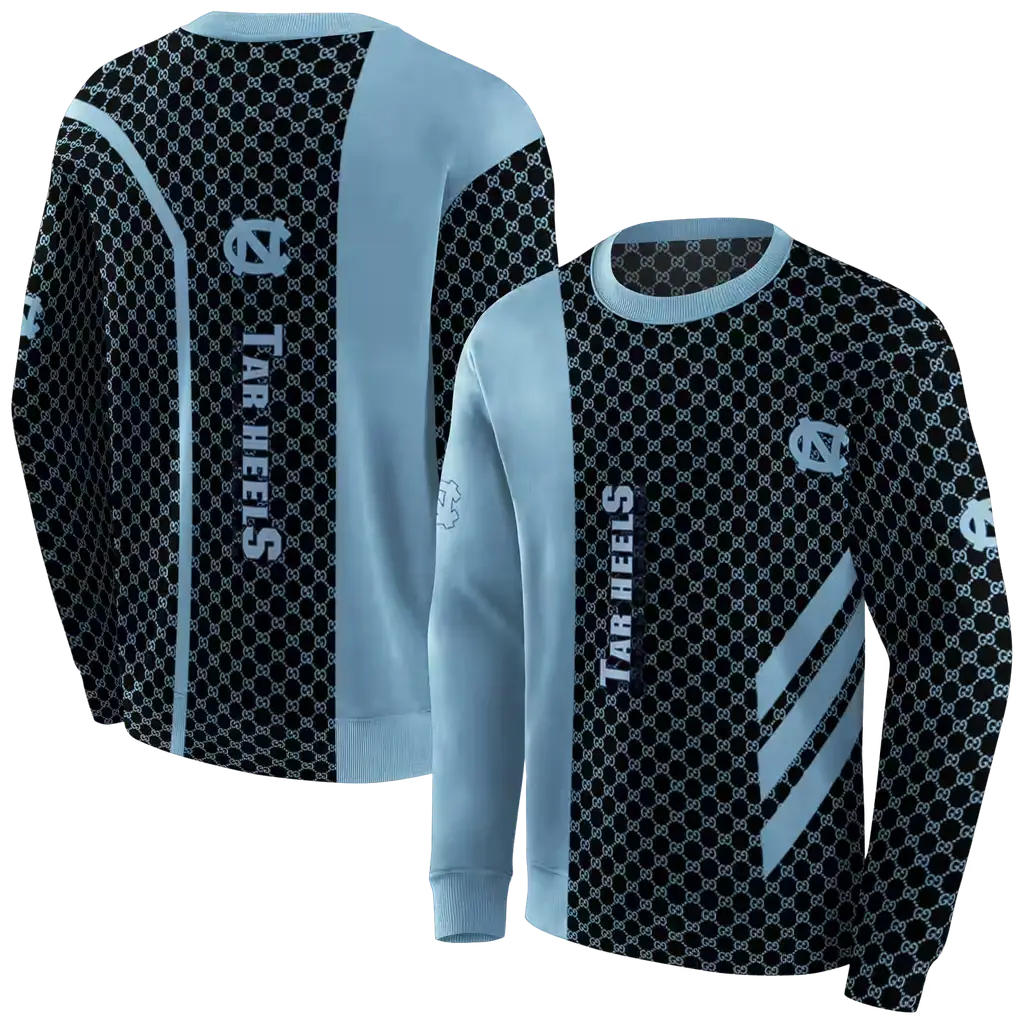 north carolina tar heels monogram pattern light blue hoodie premium grade north carolina tar heels monogram pattern light blue hoodie premium grade