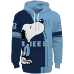 north carolina tar heels playful snoopy light blue hoodie best selling