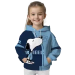 north carolina tar heels playful snoopy light blue hoodie best selling