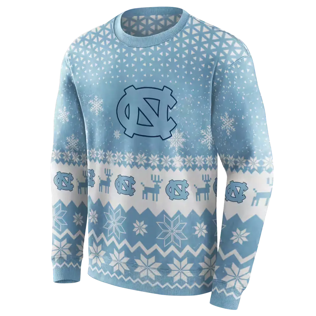 north carolina tar heels reindeer motif light blue hoodie new arrival north carolina tar heels reindeer motif light blue hoodie new arrival