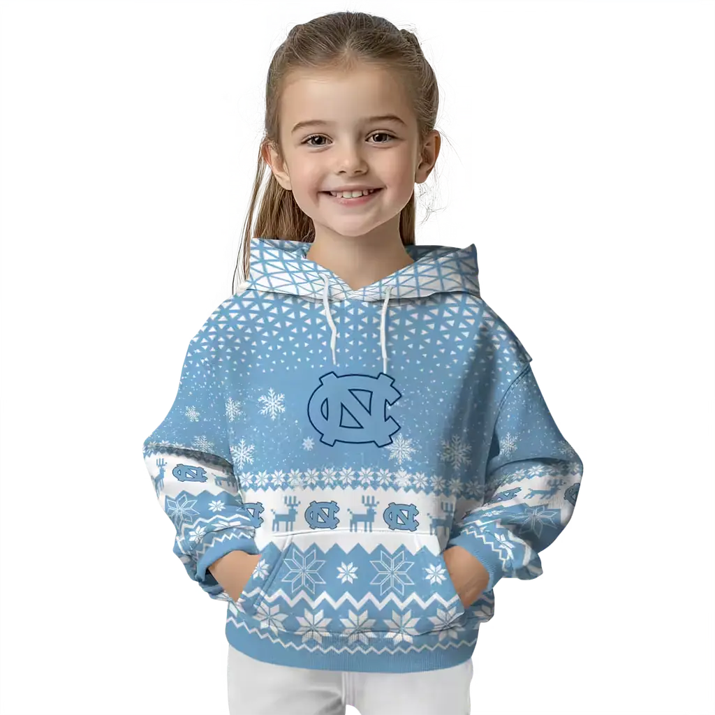 north carolina tar heels reindeer motif light blue hoodie top rated north carolina tar heels reindeer motif light blue hoodie top rated