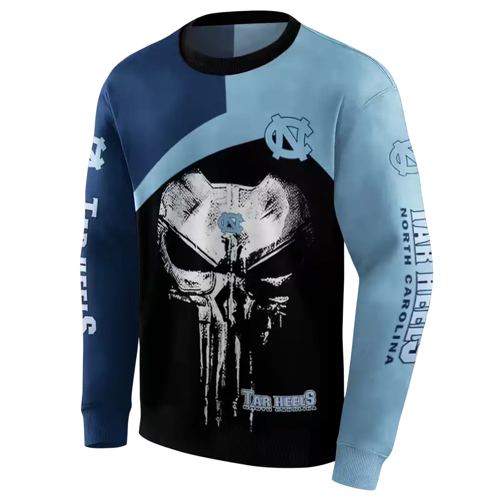 north carolina tar heels skull punisher navy blue black hoodie new arrival north carolina tar heels skull punisher navy blue black hoodie new arrival