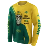 north dakota state bison achmed skull green hoodie best selling