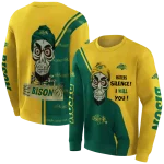 north dakota state bison achmed skull green hoodie best selling