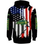 north dakota state bison american pride black hoodie best selling