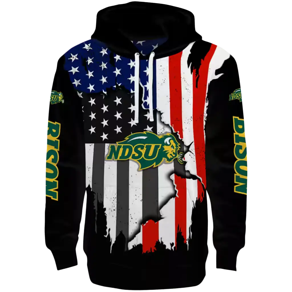 north dakota state bison american pride black hoodie best selling north dakota state bison american pride black hoodie best selling
