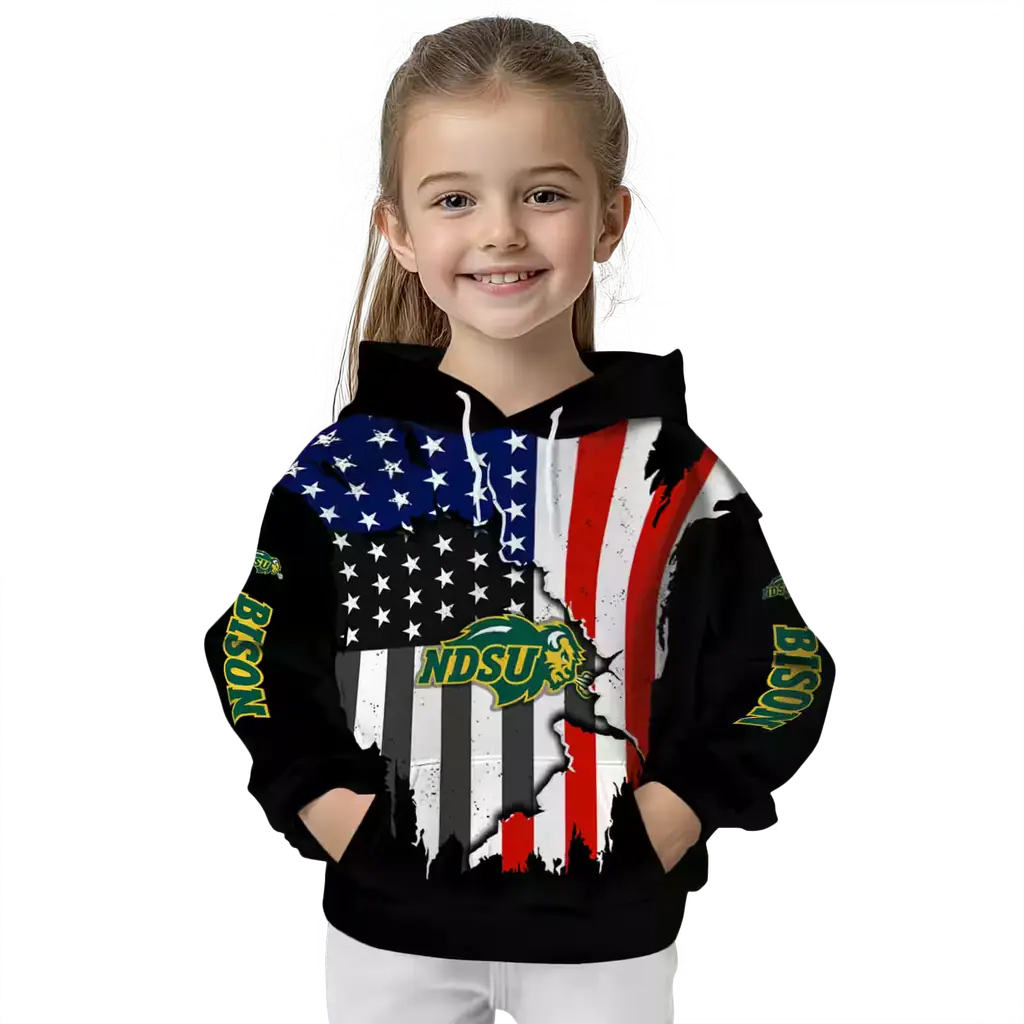 north dakota state bison american pride black hoodie top rated north dakota state bison american pride black hoodie top rated
