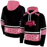 north dakota state bison awareness ribbon black pink hoodie best selling