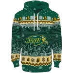 north dakota state bison christmas trees green hoodie best selling