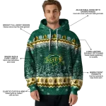 north dakota state bison christmas trees green hoodie best selling