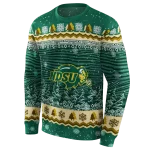 north dakota state bison christmas trees green hoodie best selling