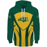 north dakota state bison concentric lines green black hoodie best selling