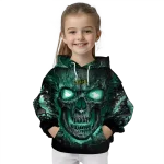 north dakota state bison demonic skull green black hoodie best selling