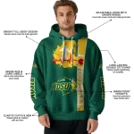 north dakota state bison football heartbeat green hoodie best selling