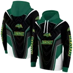 north dakota state bison futuristic pattern green black hoodie best selling