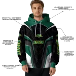 north dakota state bison futuristic pattern green black hoodie best selling