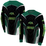 north dakota state bison futuristic pattern green black hoodie best selling