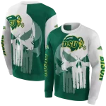 north dakota state bison graphic punisher green white hoodie best selling