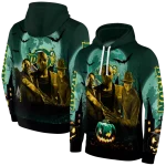 north dakota state bison halloween vibes green black hoodie best selling