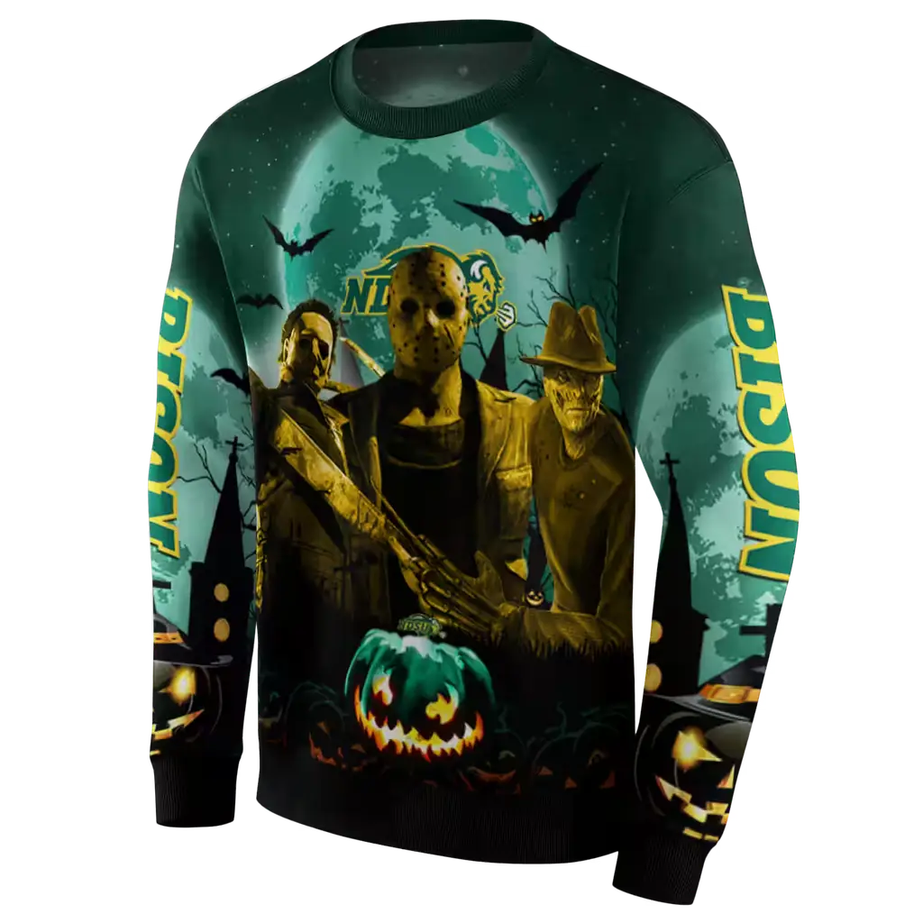 north dakota state bison halloween vibes green black hoodie new arrival north dakota state bison halloween vibes green black hoodie new arrival