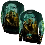 north dakota state bison halloween vibes green black hoodie best selling