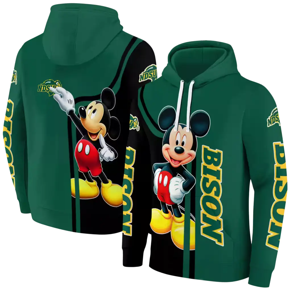 north dakota state bison mickey mouse green black hoodie fashion forward north dakota state bison mickey mouse green black hoodie fashion forward