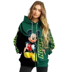 north dakota state bison mickey mouse green black hoodie best selling