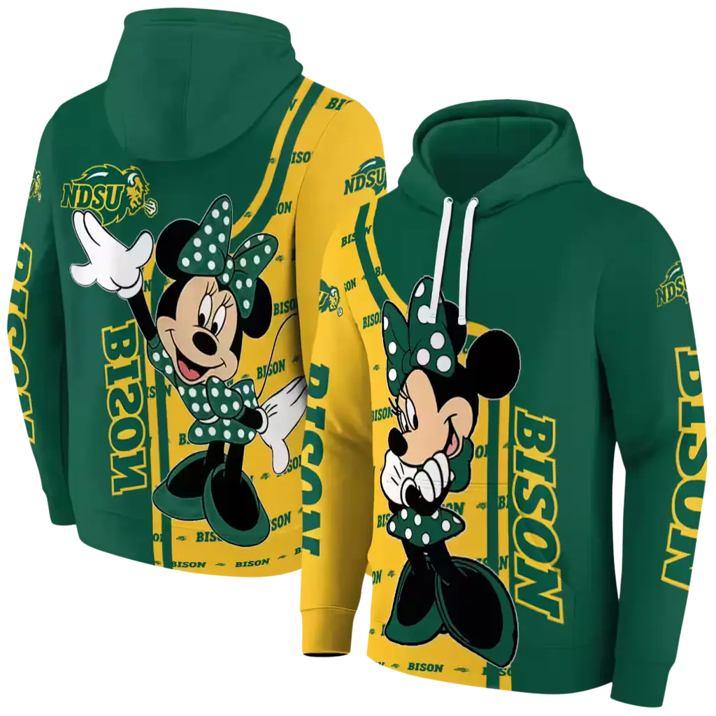 north dakota state bison minnie mouse green hoodie fashion forward north dakota state bison minnie mouse green hoodie fashion forward