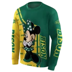 north dakota state bison minnie mouse green hoodie best selling
