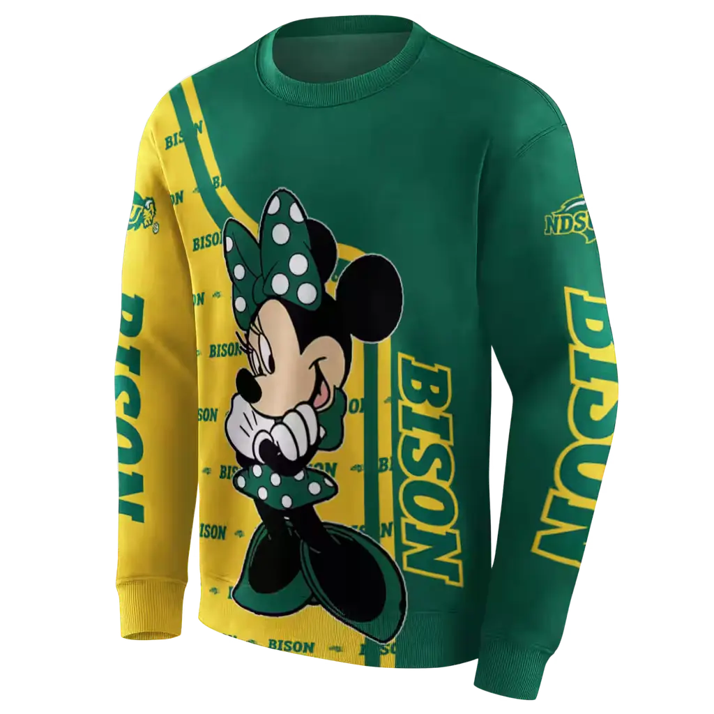 north dakota state bison minnie mouse green hoodie new arrival north dakota state bison minnie mouse green hoodie new arrival