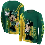 north dakota state bison minnie mouse green hoodie best selling