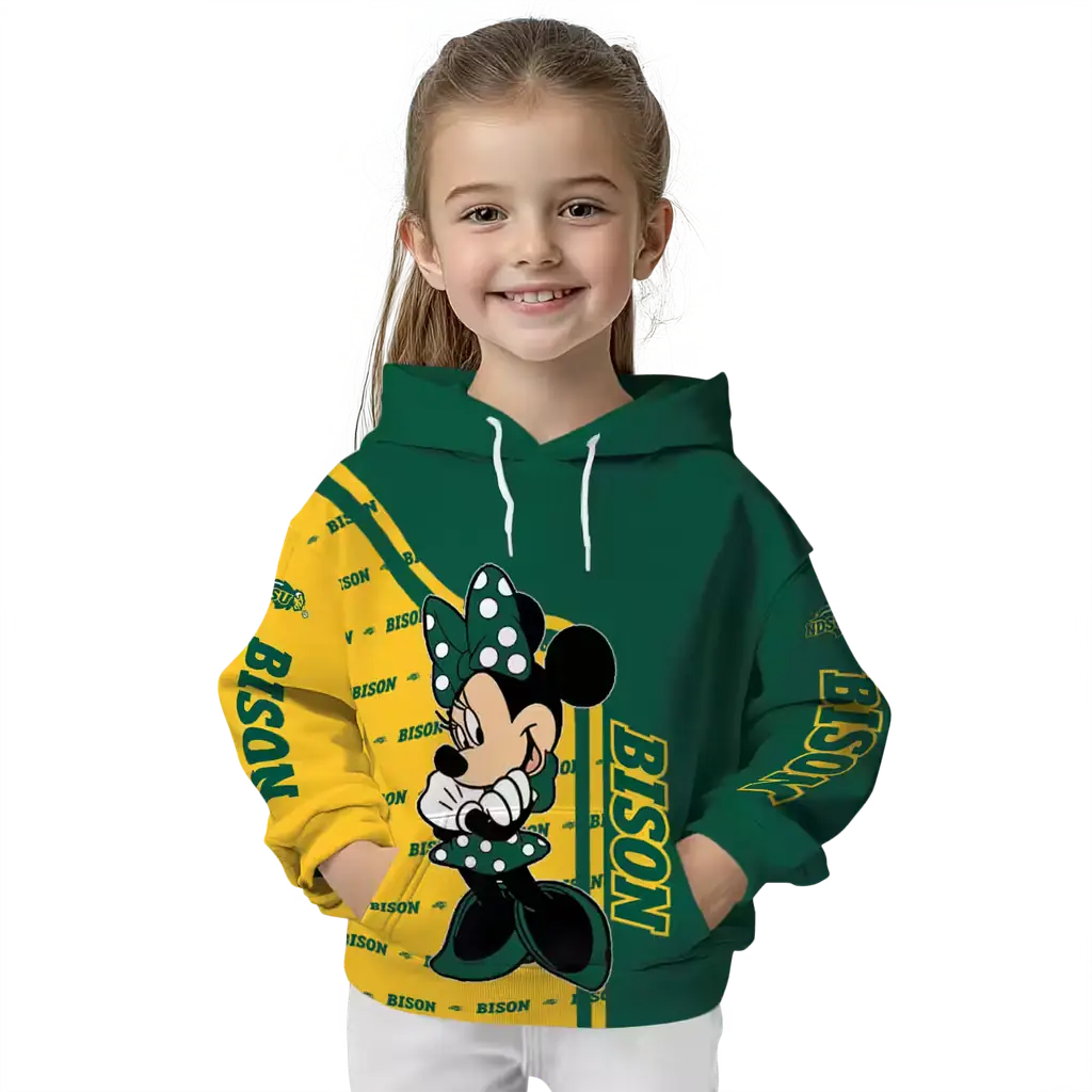 north dakota state bison minnie mouse green hoodie top rated north dakota state bison minnie mouse green hoodie top rated