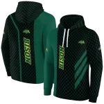 north dakota state bison monogram pattern green hoodie best selling