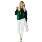 north dakota state bison monogram pattern green hoodie best selling