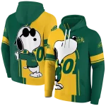north dakota state bison playful snoopy green hoodie best selling